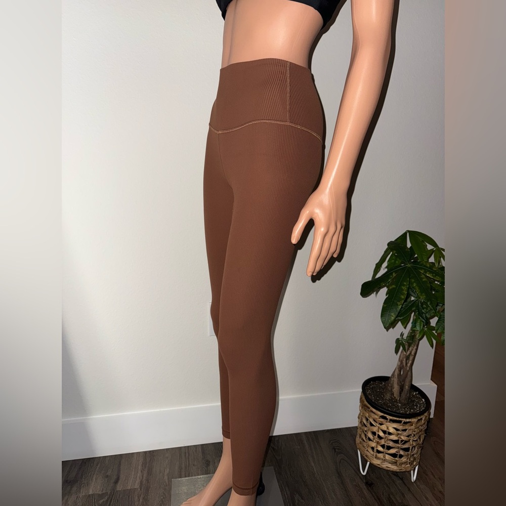 Lululemon Athletica Brown Leggings High-Waisted Streamlined - Picture 2 of 4